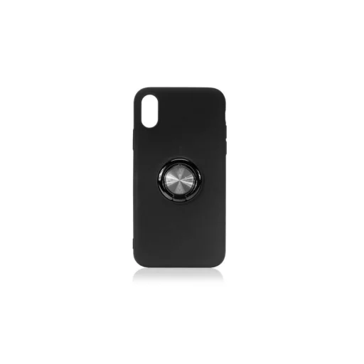 Xiaomi Mi 11 Lite Szilikon tok hátlapi gyűrűvel fekete - 1