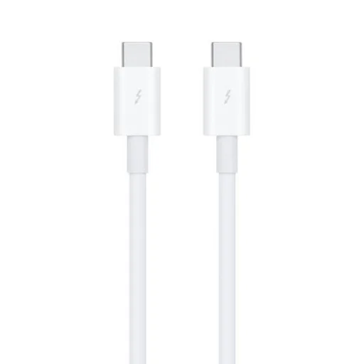 Apple A1896 Thunderbolt 3 USB Type-C kábel 0.8m fehér - 1