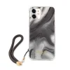 iPhone 12 mini Guess GUHCP12SKSMAGR Marble tok pánttal szürke - 4