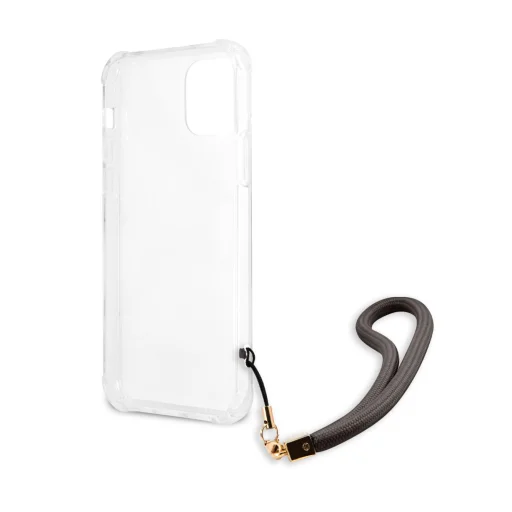 iPhone 12 mini Guess GUHCP12SKSMAGR Marble tok pánttal szürke - 4