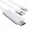 Choetech Lightning - HDMi átalakító adapter USB csatlakozóval 1.8m fehér (LH0020) thumbnail
