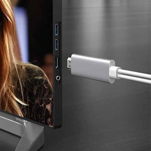Choetech Lightning - HDMi átalakító adapter USB csatlakozóval 1.8m fehér (LH0020) - 7