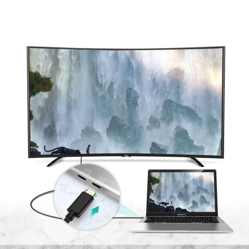 Choetech USB Type-C - HDMI 4K 30Hz kábel 3m fekete (XCH-0030) - 3