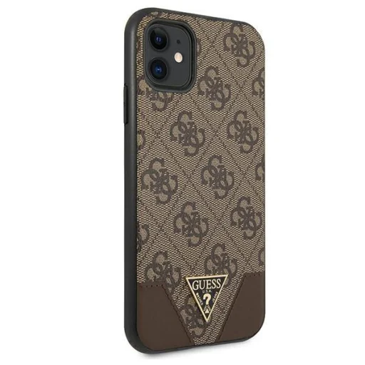 iPhone 11 Guess GUHCN61PU4GHBR 4G Triangle fekete - 6