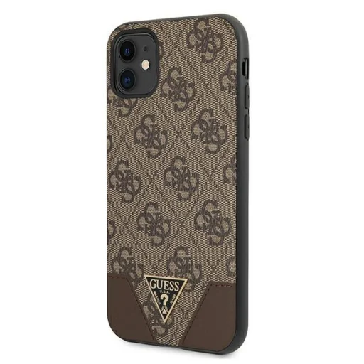 iPhone 11 Guess GUHCN61PU4GHBR 4G Triangle fekete - 3