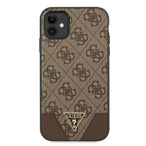 iPhone 11 Guess GUHCN61PU4GHBR 4G Triangle fekete - 5