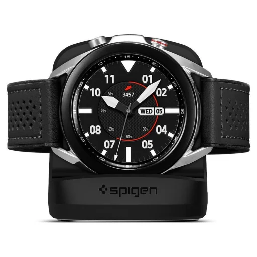 Samsung Galaxy Watch 3 Spigen S352 Night Stand töltő állvány fekete - 3