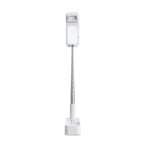 4smarts LoomiPod asztali állvány fehér LED fény és Selfie-tripod, bluetooth távírányítással, fehér - 5