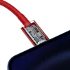 Baseus Superior USB Type-C - Lightning töltő és adatkábel PD 20W 2m piros (CATLYS-C09) thumbnail