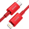 Baseus Superior USB Type-C - Lightning töltő és adatkábel PD 20W 2m piros (CATLYS-C09) thumbnail
