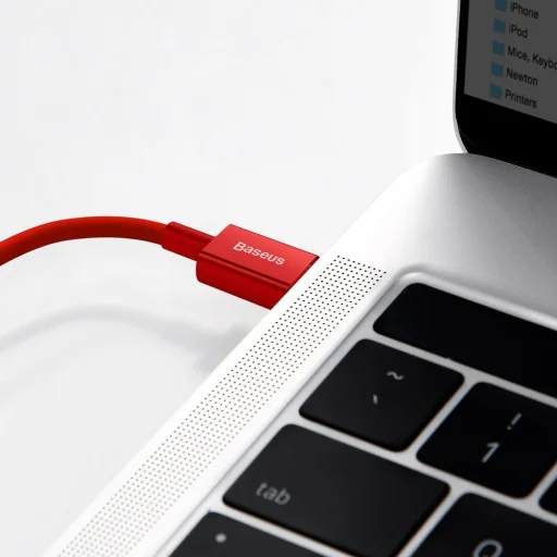 Baseus Superior USB Type-C - Lightning töltő és adatkábel PD 20W 2m piros (CATLYS-C09) - 7