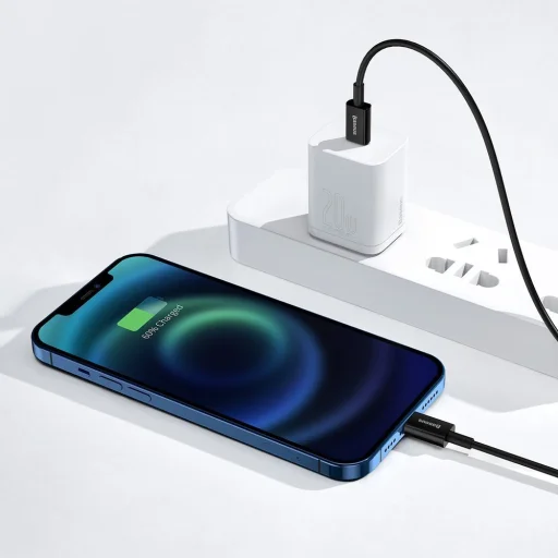 Baseus Superior USB Type-C - Lightning töltő és adatkábel PD 20W 2m fekete (CATLYS-A01) - 7
