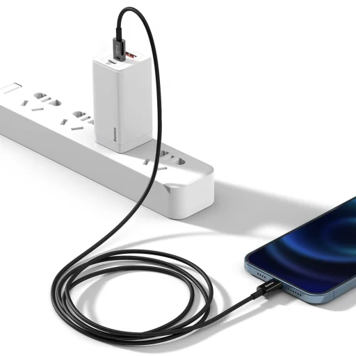 Baseus Superior USB Type-C - Lightning töltő és adatkábel PD 20W 2m fekete (CATLYS-A01) - 8