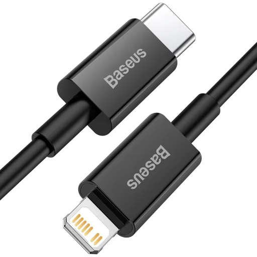 Baseus Superior USB Type-C - Lightning töltő és adatkábel PD 20W 2m fekete (CATLYS-A01) - 3