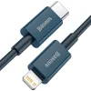 Baseus Superior USB Type-C - Lightning töltő és adatkábel PD 20W 2m kék (CATLYS-C03) thumbnail