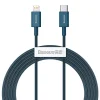 Baseus Superior USB Type-C - Lightning töltő és adatkábel PD 20W 2m kék (CATLYS-C03) thumbnail