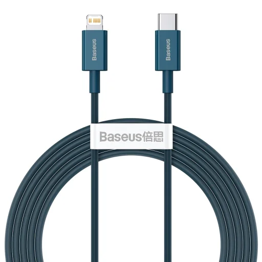 Baseus Superior USB Type-C - Lightning töltő és adatkábel PD 20W 2m kék (CATLYS-C03) - 1