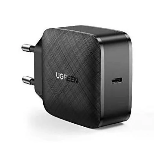 Ugreen Hálózati töltő adapter 65W USB Type-C QC 3.0 PD (gallium nitrid) fekete (CD217 70817) - 1