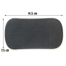 Csúszásmentes telefontartó műszerfalra 14.5 x 7.5cm fekete