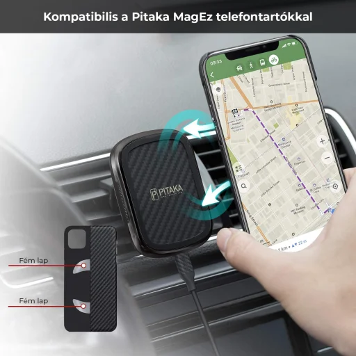 iPhone 12 valódi aramid tok fekete - 2