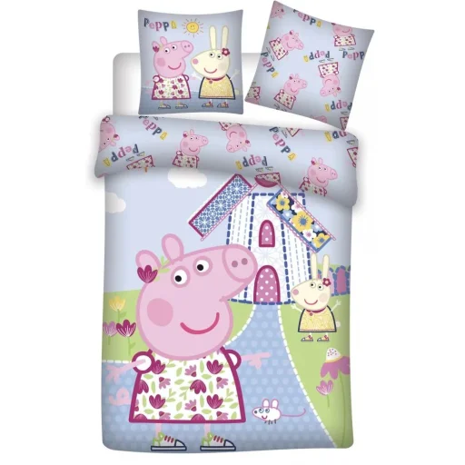 Peppa malac Gyerek ágyneműhuzat 100×135cm, 40×60 cm (BRM005457) - 1