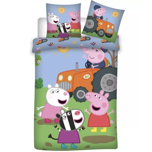 Peppa malac ágyneműhuzat 140×200cm, 70×90 cm (BRM007260) - 1