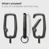 Spigen 3 db Rugged karabiner fekete thumbnail