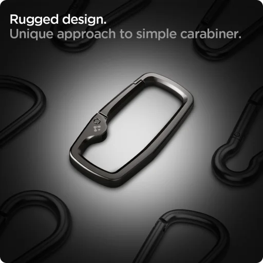 Spigen 3 db Rugged karabiner fekete - 9