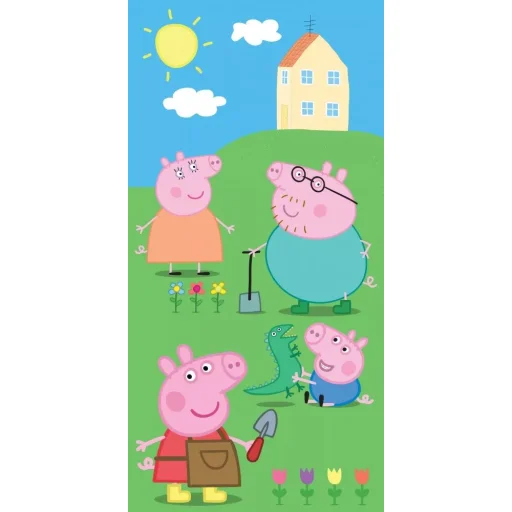 Peppa malac fürdőlepedő, strand törölköző 70*140cm (CBX192014PP) - 1