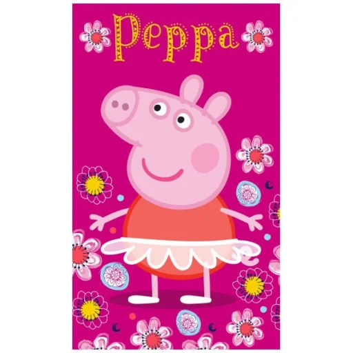 Kéztörlő arctörlő, törölköző Peppa malac 30*50cm (CBX182053PP) - 1