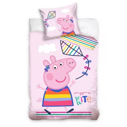 Peppa malac Gyerek ágyneműhuzat 100×135cm, 40×60 cm (CBX202009PP) - 1