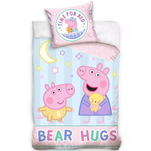 Peppa malac Gyerek ágyneműhuzat 100×135cm, 40×60 cm (CBX195007PP) - 1