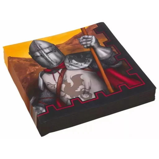 Knights, Lovagok szalvéta 20 db-os, 33*33 cm (DPA9900337) - 1