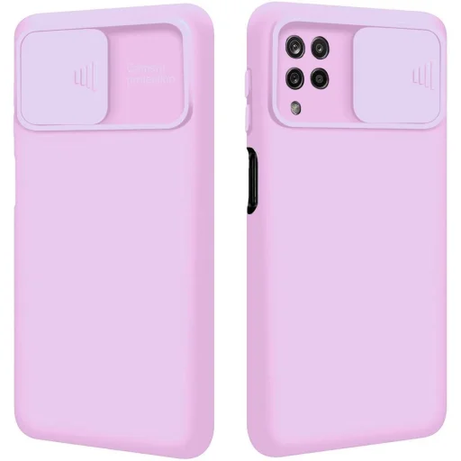 Samsung A22 4G Nexeri Szilikon tok kameralencse védővel lila - 1