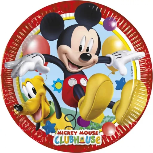 Disney Playful Mickey Papírtányér 8 db-os 23 cm (PNN81508) - 1