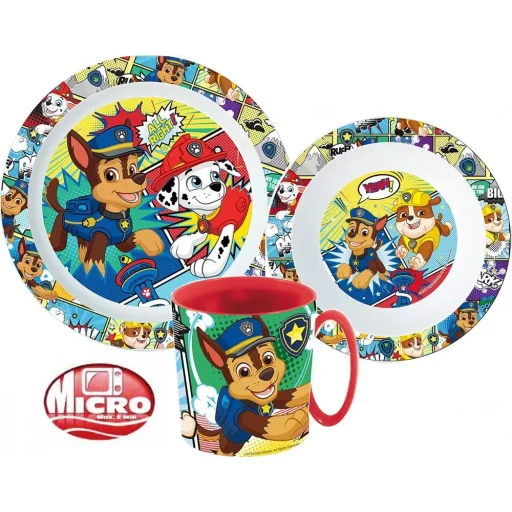 Mancs Őrjárat étkészlet, micro műanyag szett (STF22226) - 1