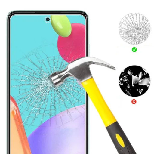 SAMSUNG Galaxy A52 5G Kijelzővédő üvegfólia 9H 0.3mm - 3