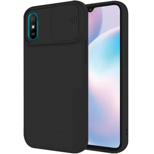 Xiaomi Redmi 9A Nexeri Szilikon tok kameralencse védővel fekete - 1