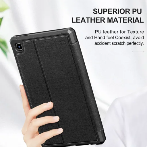 Samsung Tab A7 Lite 8.7 T220 / T225 Infiland Classic Stand Tok Fekete - 5