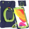 iPad 10.2 2019 / 2020 / 2021 Tech-Protect X-Armor Sötétkék / Lime thumbnail