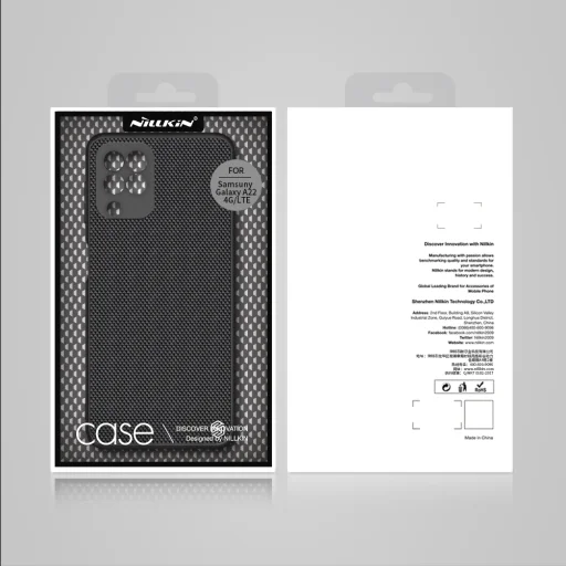 Samsung Galaxy A22 4G Nillkin Textured tok fekete - 8