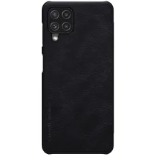 Samsung Galaxy A22 4G Nillkin Qin bőr fliptok fekete