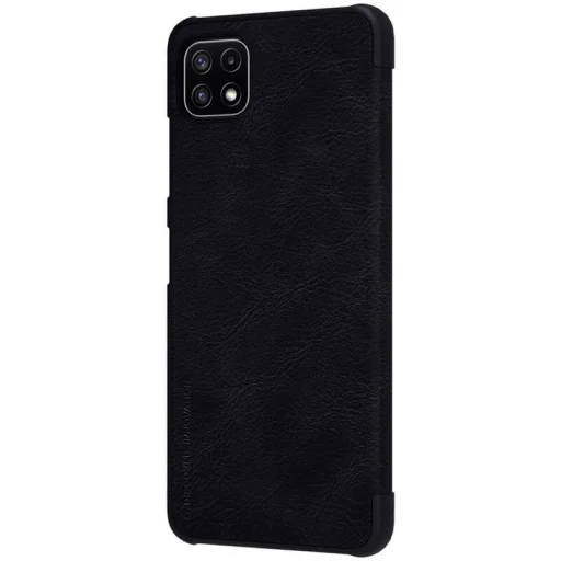 Samsung Galaxy A22 5G Nillkin Qin bőr fliptok fekete - 3