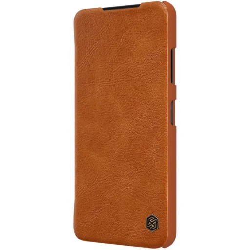 Samsung Galaxy A22 5G Nillkin Qin bőr fliptok barna - 2