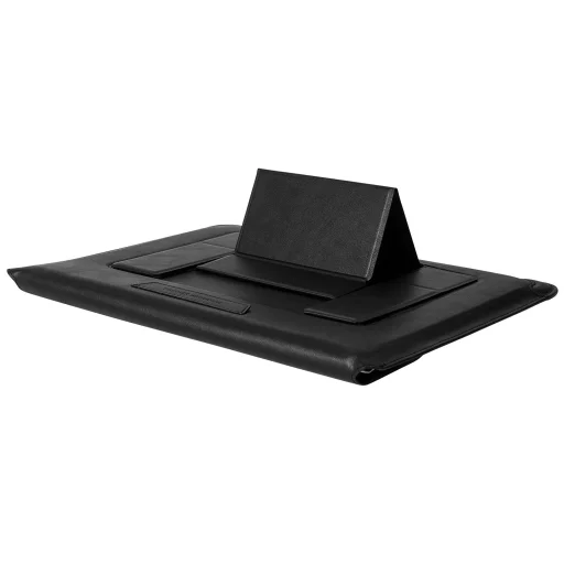 Nillkin Versatile laptop sleeve, táska 16'' 3in1 kihajtható támasszal és egérpaddal fekete/fehér - Vízszintes - 3
