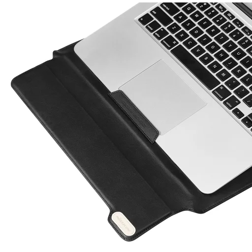 Nillkin Versatile laptop sleeve, táska 16'' 3in1 kihajtható támasszal és egérpaddal fekete/fehér - Vízszintes - 4