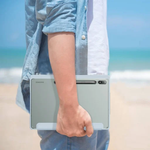 Samsung Tab S7 FE 5G 12.4 T730 / T736B Infiland Crystal Case Tok kék - 8