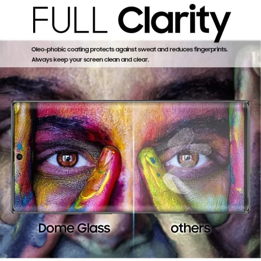 Samsung Note 20 Ultra Whitestone Dome Glass 9H kijelzővédő üvegfólia UV lámpa nélkül - 7