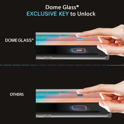 Samsung Note 20 Ultra Whitestone Dome Glass 9H kijelzővédő üvegfólia UV lámpa nélkül - 2