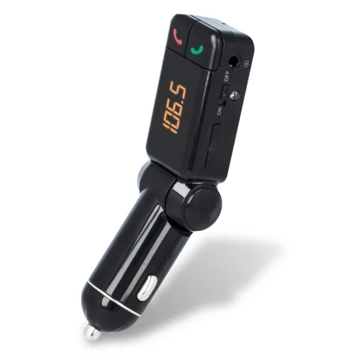 Forever FM transmitter Bluetooth TR-320 fekete - 1